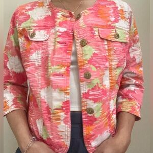 “Carrie Bradshaw” Multicolor Denim Jacket